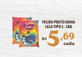 Bahamas Supermercados Feijão preto dona lela tipo 1 oferta