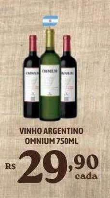 Bahamas Supermercados Vinho argentino omnium oferta