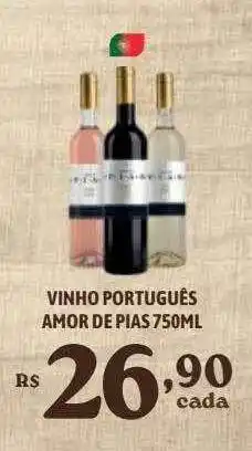 Bahamas Supermercados Vinho português amor de pias oferta