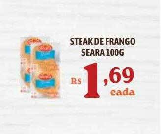 Bahamas Supermercados Steak de frango seara oferta