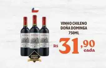 Bahamas Supermercados Vinho chileno doña dominga oferta