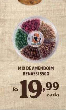 Bahamas Supermercados Mix de amendoim benassi oferta