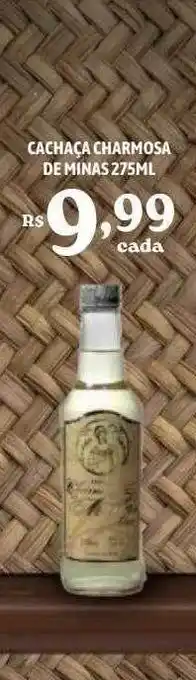 Bahamas Supermercados Cachaça charmosa de minas oferta