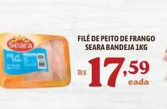 Bahamas Supermercados Filé de peito de frango seara bandeja oferta