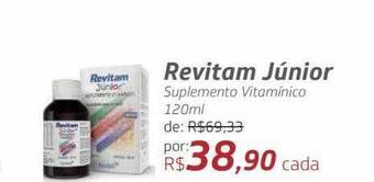 Drogal Revitam júnior suplemento vitaminico oferta