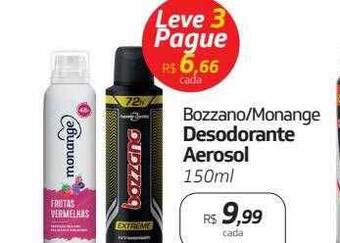 Drogal Bozzano-monange desodorante aerosol oferta