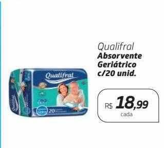 Drogal Qualifral absorvente geriátrico c-20 oferta