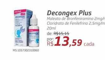 Drogal Decongex plus oferta