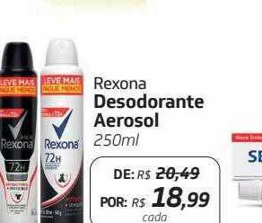 Drogal Rexona desodorante aerosol oferta