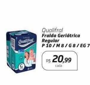 Drogal Qualifral fralda geriátrica regular oferta