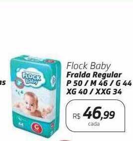 Drogal Flock baby fralda regular oferta