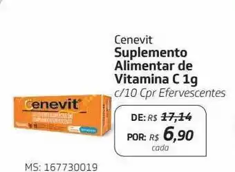 Drogal Cenevit suplemento alimentar de vitamina c oferta