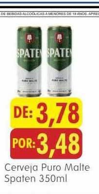 Cerveja puro malte spaten