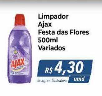 Limpador ajax festa das flores