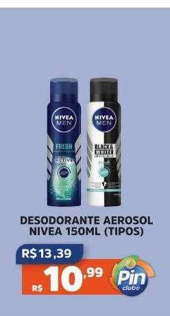 Pinheiro Supermercado Desodorante aerosol nivea tipos oferta