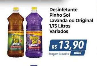 Desinfetante pinho sol lavanda ou original