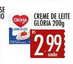 Supermercados Avenida Creme de leite gloria oferta