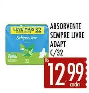 Supermercados Avenida Absorvente sempre livre adapt c-32 oferta