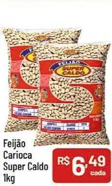 Feijão carioca super caldo