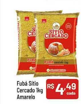Fubá sitio cercado amarelo
