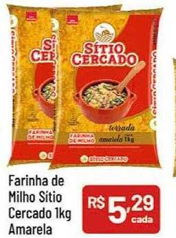 Supermercados Goes Farinha de milho sitio cercado amarela oferta