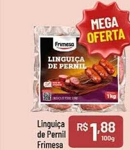 Supermercados Goes Linguiça de pernil frimesa oferta