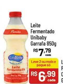 Supermercados Goes Leite fermentado unibaby garrafa oferta