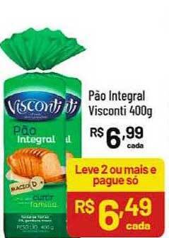 Supermercados Goes Pão integral visconti oferta