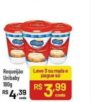 Supermercados Goes Requeijão unibaby oferta