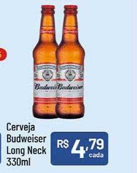 Supermercados Goes Cerveja budweiser long neck oferta