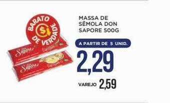 Apoio Mineiro Massa de sêmola don sapore oferta