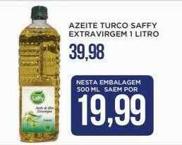 Apoio Mineiro Azeite turco saffy extra virgem oferta