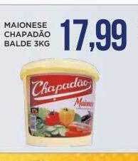 Maionese chapadão balde 3kg