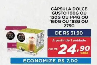 Cápsulas dolce gusto