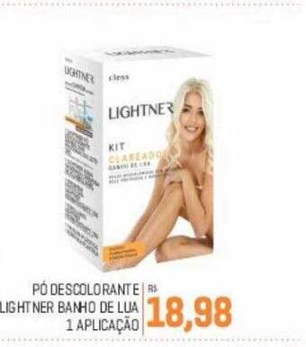 Cidade Supermercados Pó descolorante lightner banho de lua 1 aplicação oferta
