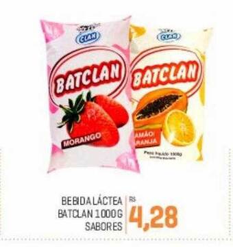 Cidade Supermercados Bebida láctea batclan sabores oferta