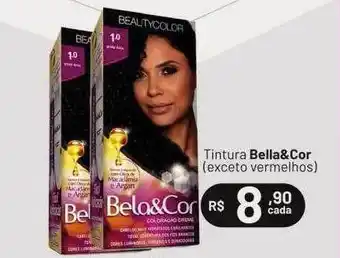 Tintura bella&cor exceto vermelhos