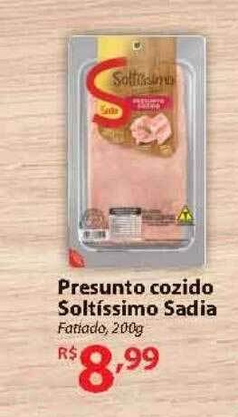 Nacional Presunto cozido soltissimo sadia oferta