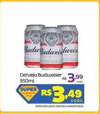Super Lagoa Cerveja budweiser oferta