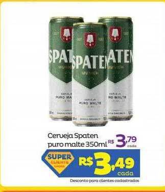 Super Lagoa Cerveja spaten puro malte oferta