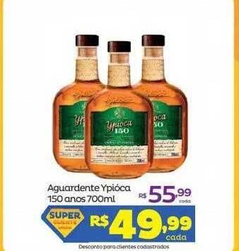 Super Lagoa Aguardente ypióca 150 anos oferta