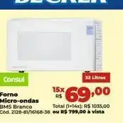 Lojas Becker Forno micro ondas oferta