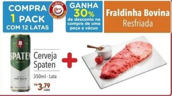 Supermercados Condor Cerveja Spaten 350ml lata oferta