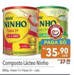 Supermercados Condor Composto lacteo Ninho 800g oferta