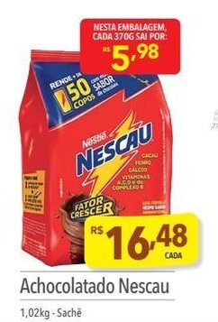 Supermercados Condor Achocolatado Nescau 1,02kg oferta