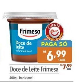Supermercados Condor Doce de Leite Frimesa 400g oferta