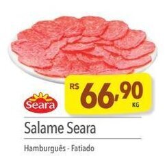 Supermercados Condor Salame Seara 1kg oferta