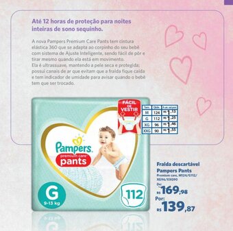 Sam's Club Fralda Descartavel Pampers Pants oferta