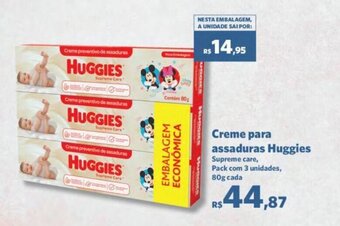 Sam's Club Creme para assaduras Huggies tipos 80g oferta