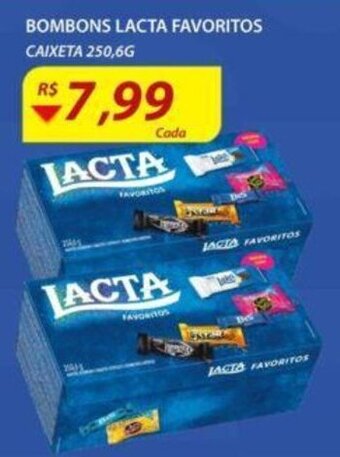 Assaí Atacadista Bombons Lacta Favoritos 250.6g oferta